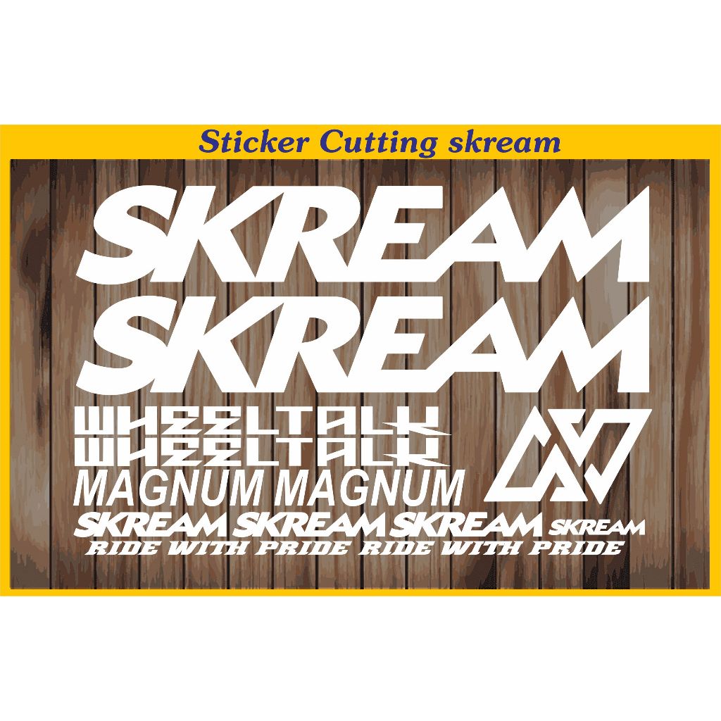 sticker cutting fixie sticker sepeda fixie skream wheeltalk