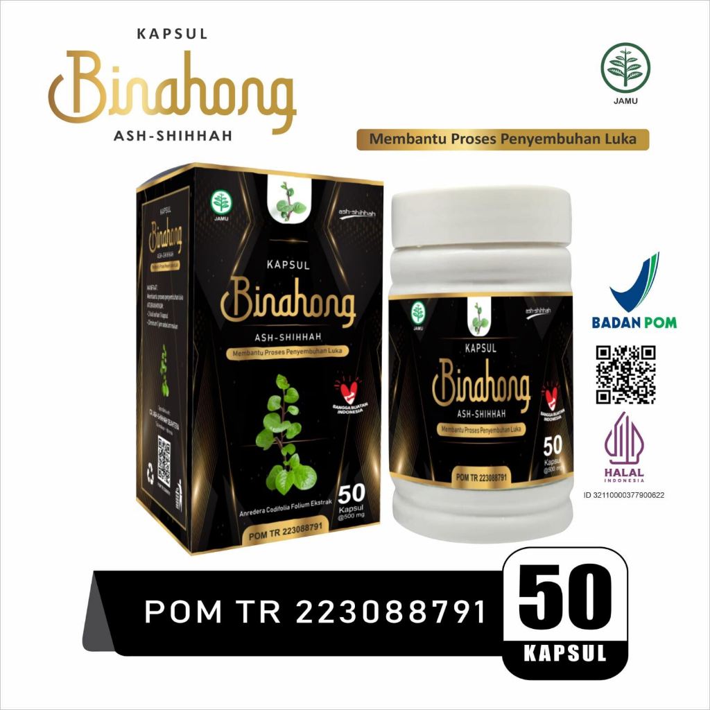 

RB22 Kapsul Ekstrak daun binahong ash shihhah obat asam urat reumatik