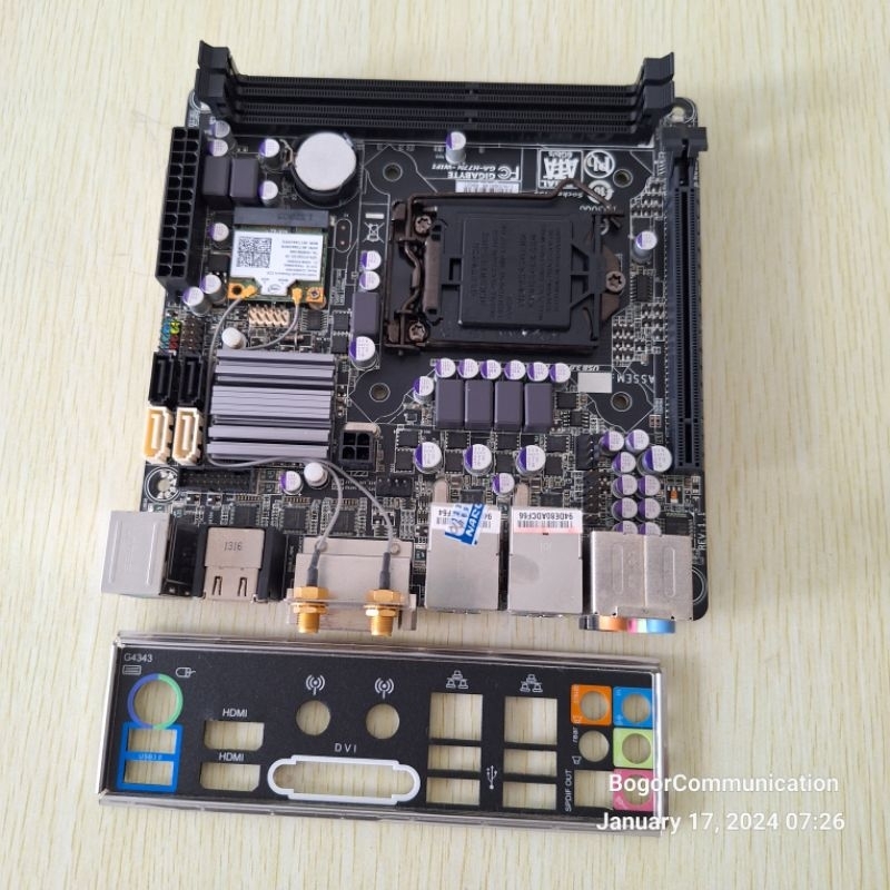 Motherboard H77 Gigabyte GA-H77N-WIFI Mini ITX Intel 1155 Sandy Ivy Bridge WiFi Bluetooth DDR3