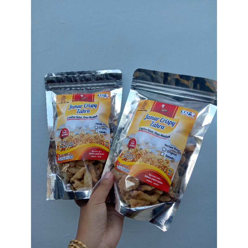 

RJ ZAHRA Jamur Crispy Original 85gr