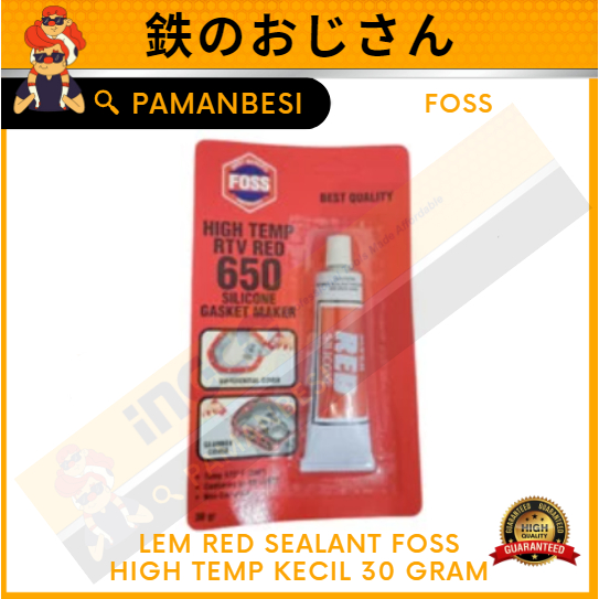 Lem Silicone Sealant Kecil Red FOSS