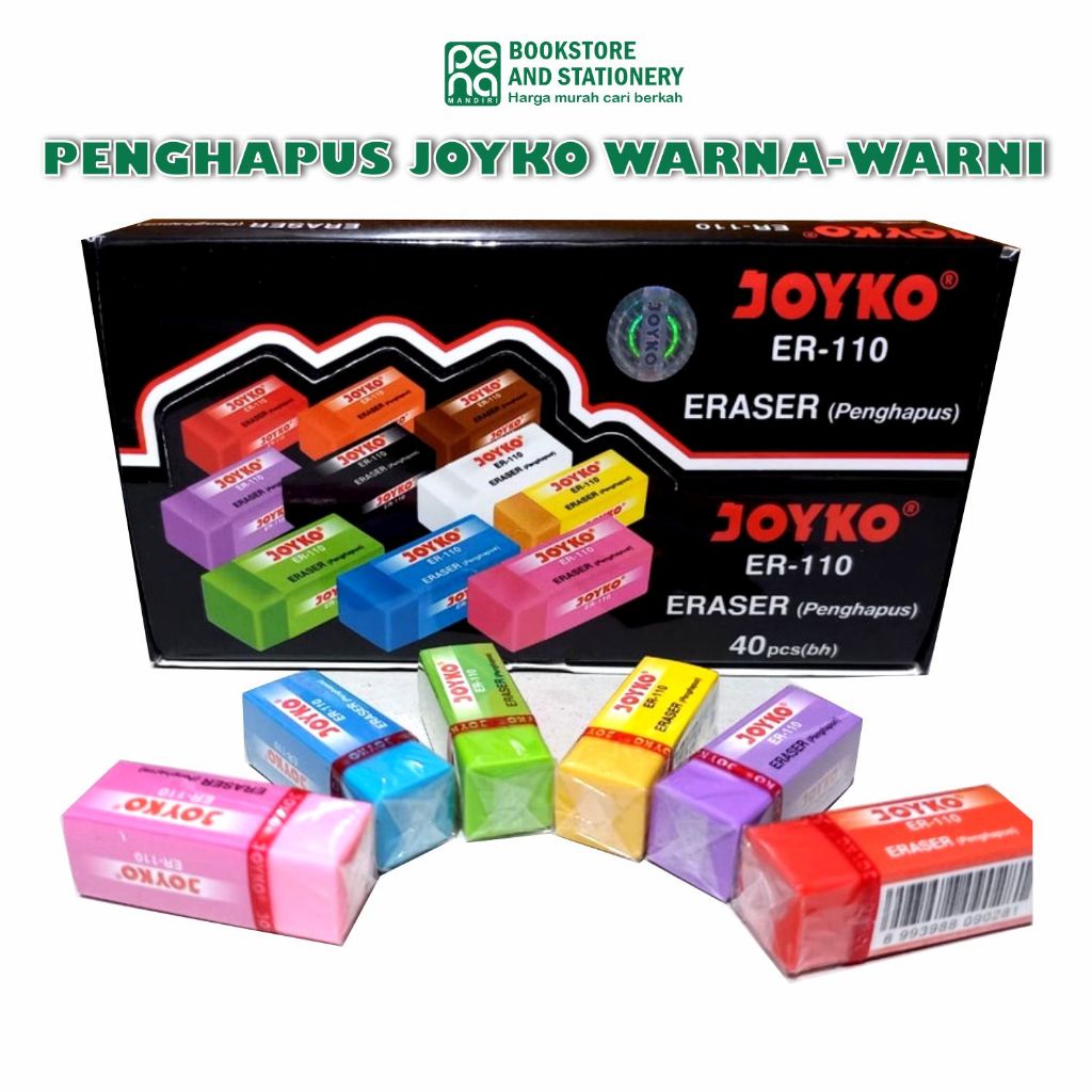 

Joyko Penghapus Eraser ER-110 Full Colour Lucu Unik Murah