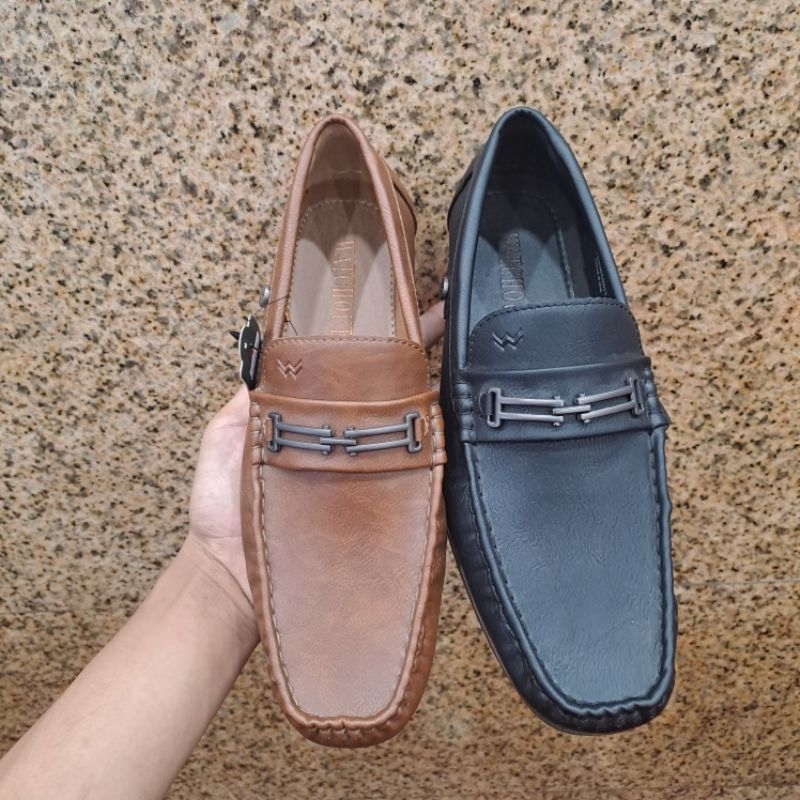 SEPATU LOAFER PRIA SINTETIS MATTE ANTI SLIP ORIGINAL WATCHOUT