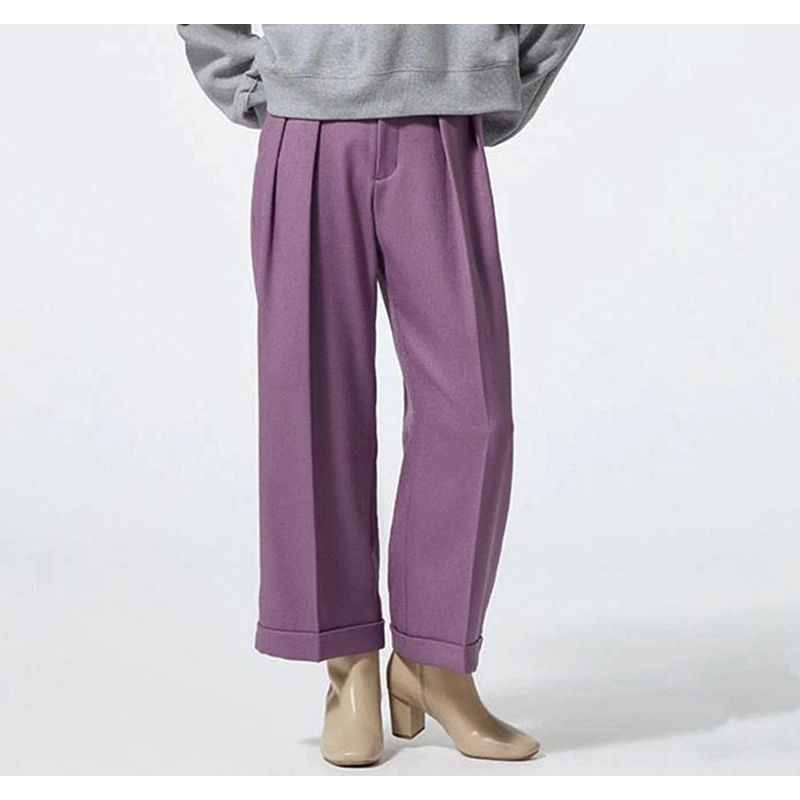 GU WIDE LEG PANTS IN PURPLE