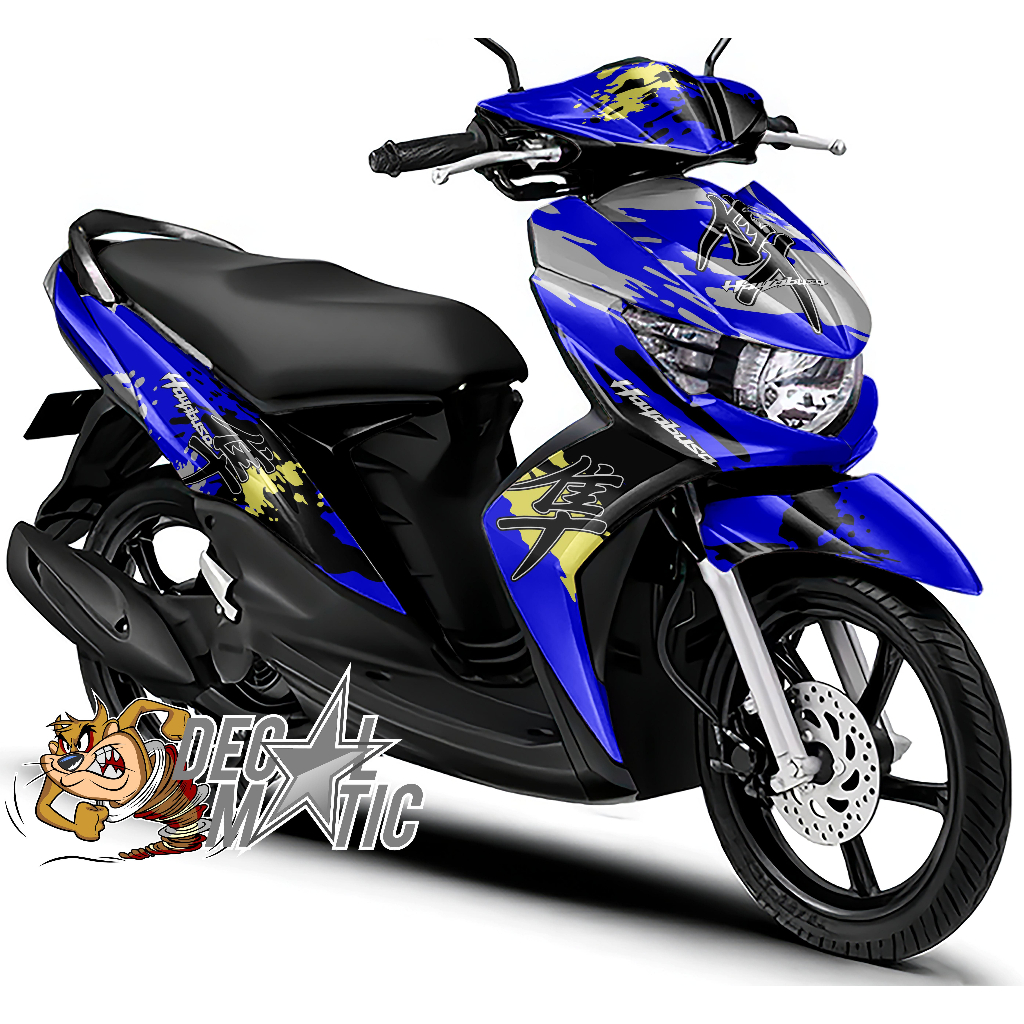 Decal Full Body Mio Soul GT 115 Full Body Decal Soul GT 125 Full Body Striping Mio Soul - Hayabusa