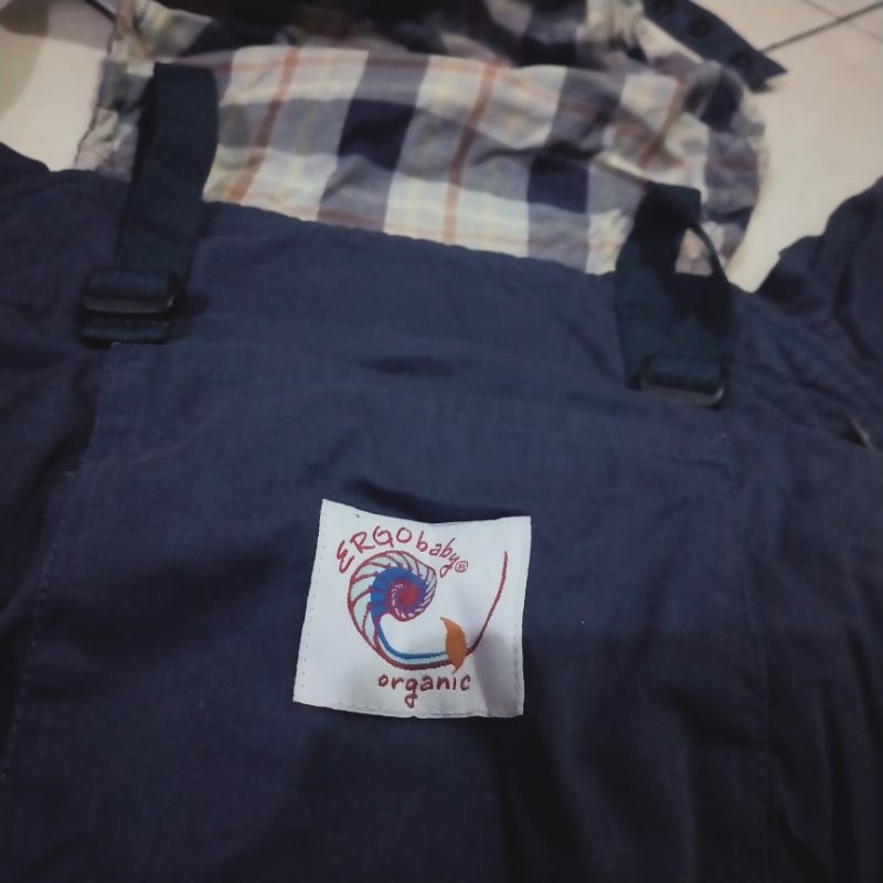 SSC Ergobaby Organic Navy Tartar Preloved