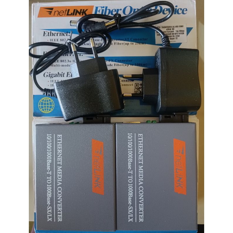 MEDIA CONVERTER HTB NETLINK GS-03 A+B GIGABIT