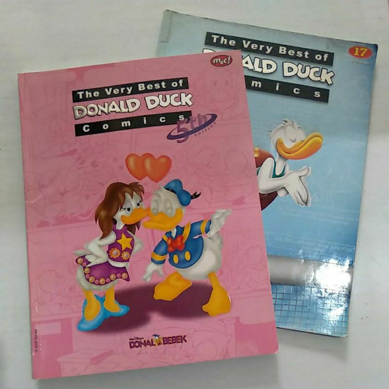 Donal bebek tebal berwarna Donald duck bilingual
