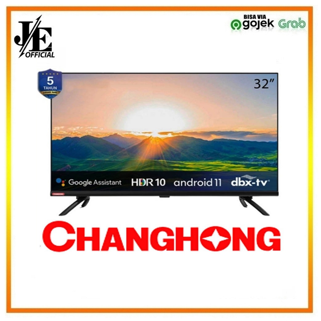 Android Tv Changhong/Smart Tv Led Tv Changhong L32h7 - Layar 32 Inch