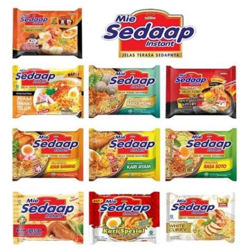 

Aneka Mie Sedap All Variant