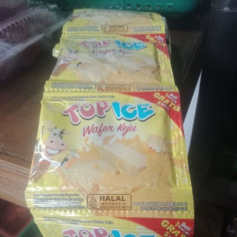 

top ice wafer keju rentengan