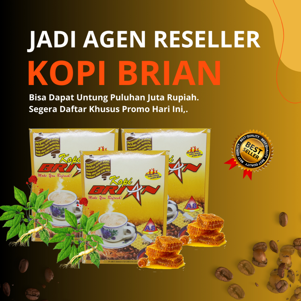 

Daftar Jadi Agen Stokis Kopi Brian