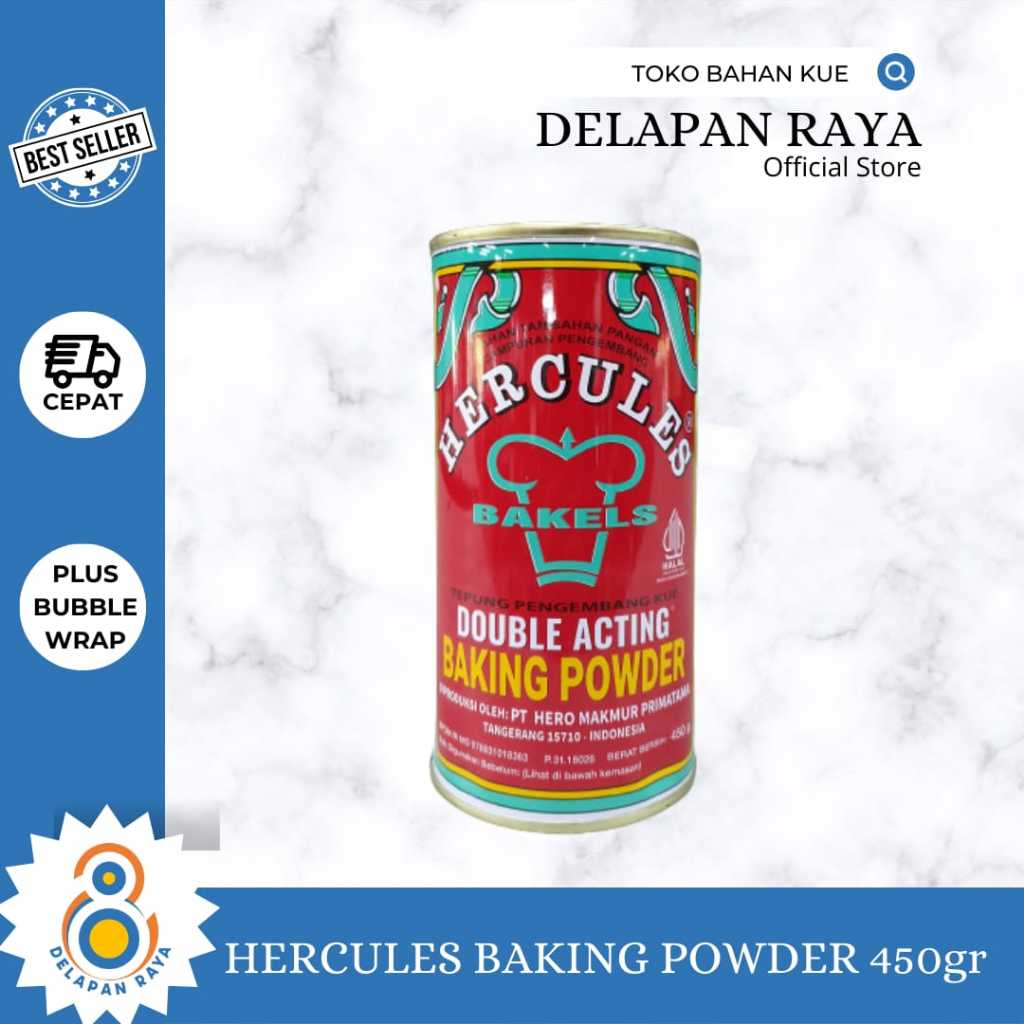 

HERCULES BAKING POWDER 450Gr -8Raya