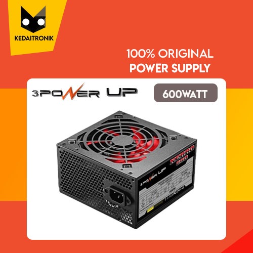 NEW Power Supply Power Up NERRO 600 WATT PSU 600 Watt Psu 600W