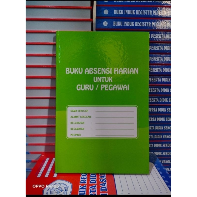 

BUKU ABSENSI HARIAN UNTUK GURU/PEGAWAI