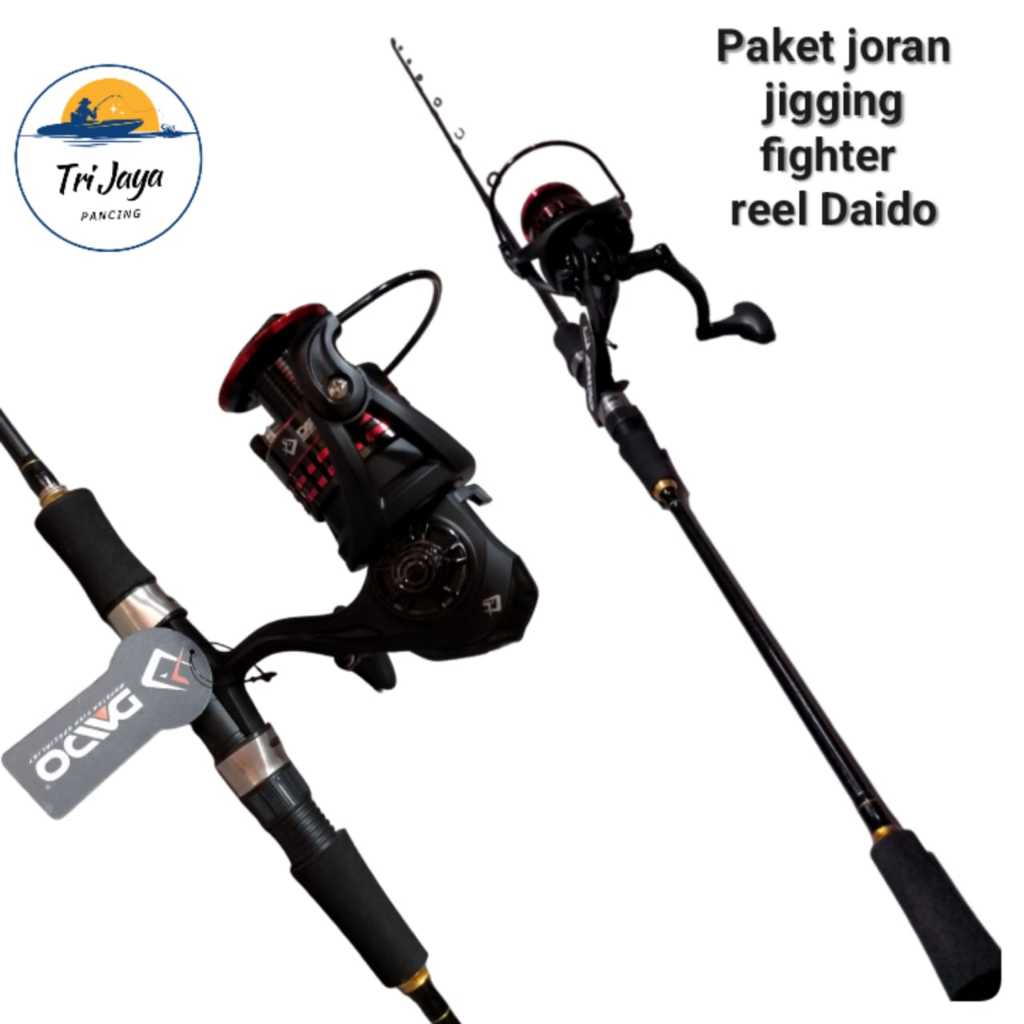 PAKET JORAN LAUT KAKU KUAT + REEL DAIDO ARES 6000 || JORAN JIGGING AIRO FIGHTER
