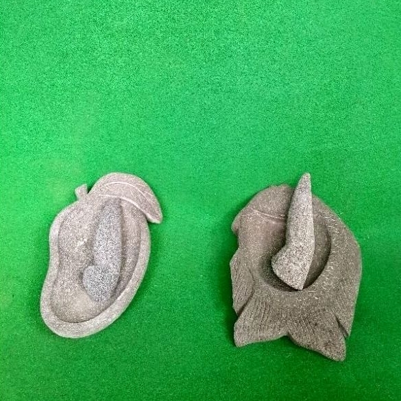 cobek batu asli dari kali