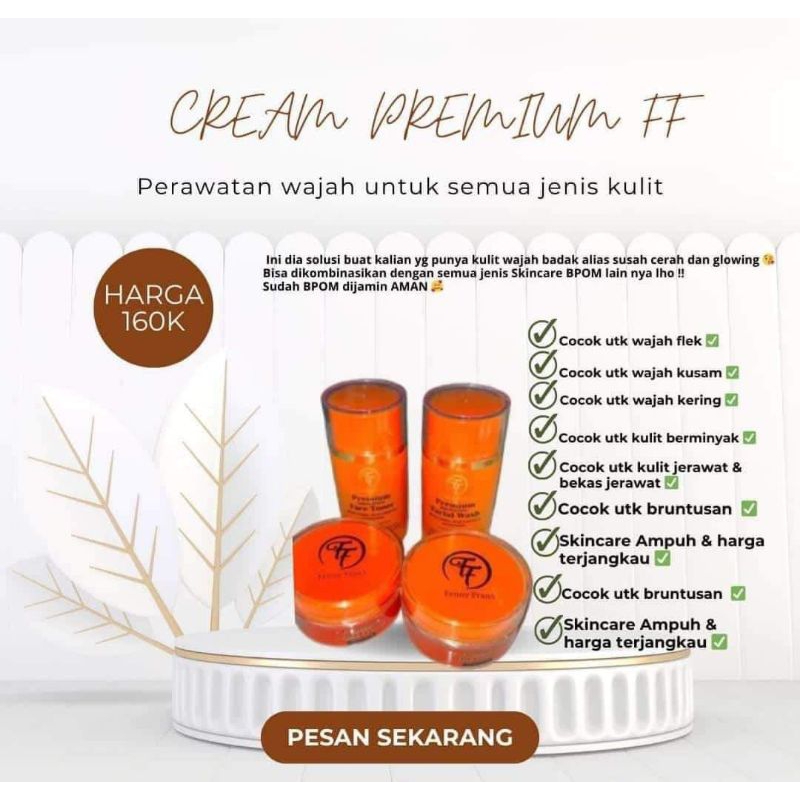 COD || Cream Premium Fenny frans Original bpom
