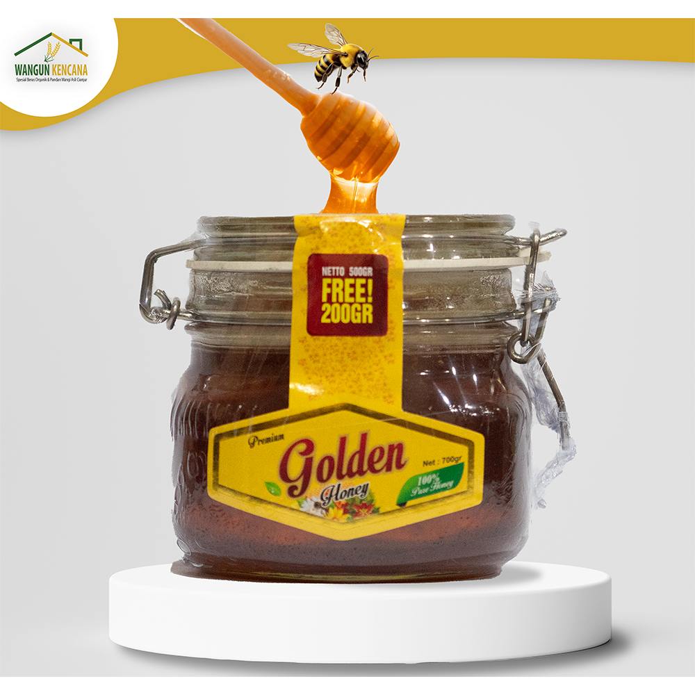 

GOLDEN HONEY - Madu Golden Shifa Syifa Honey 500gr (Free 200gr)