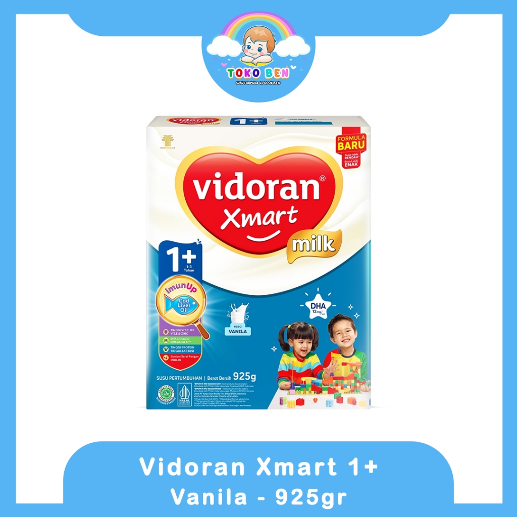 Susu Vidoran Xmart 1+ Vanilla - Vidoran Xmart 1+