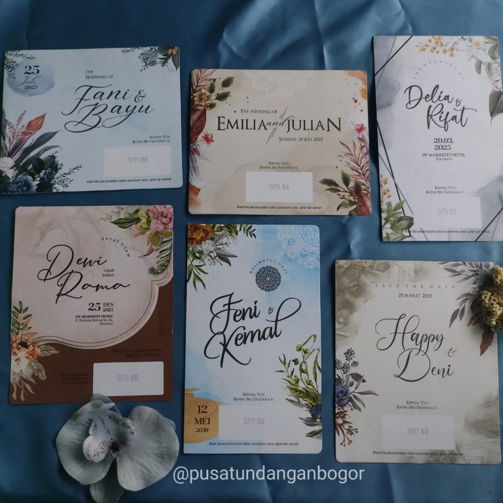

Undangan Pernikahan I SAMARA | Undangan Murah Elegant Aestetic