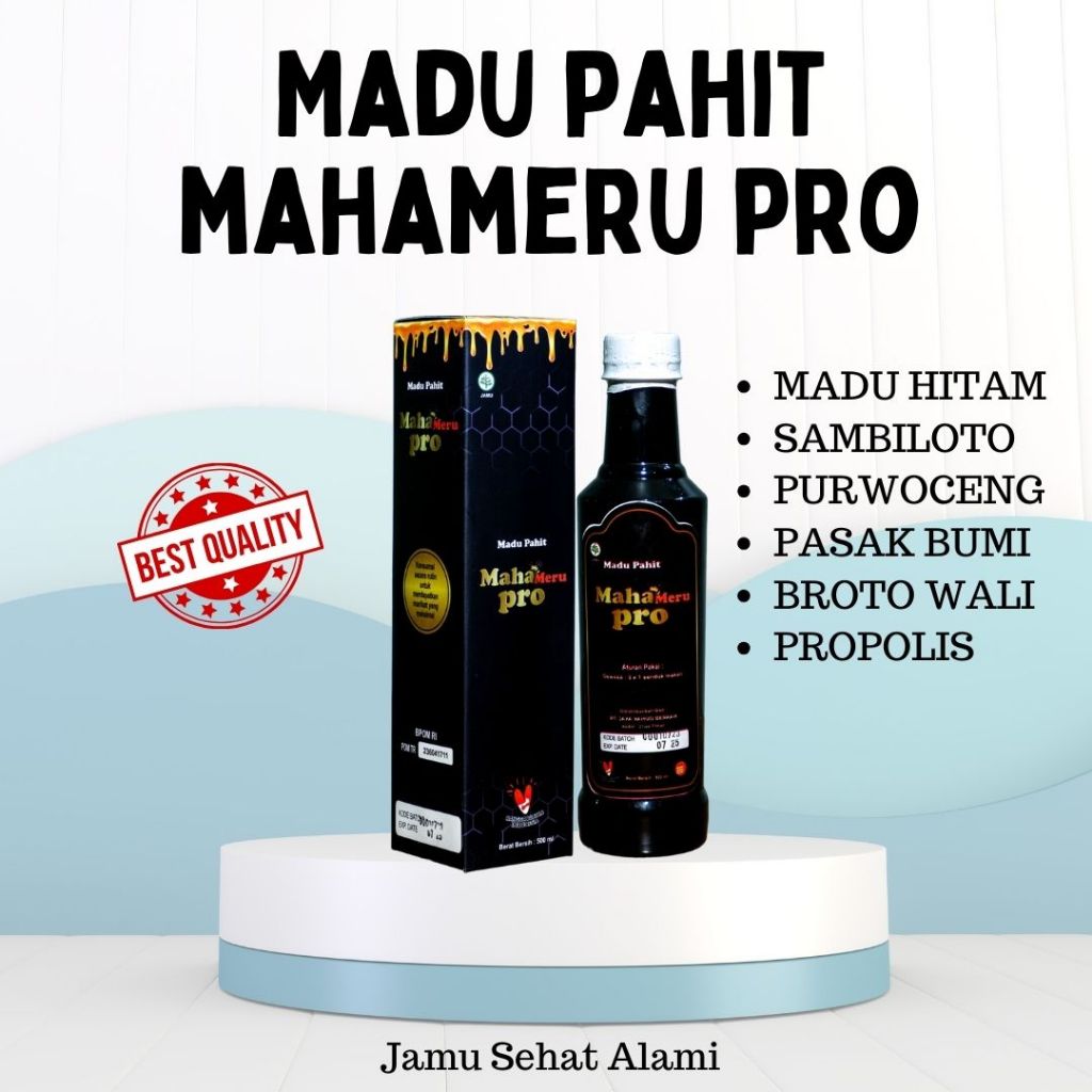 

Maknyuss1 Madu Pahit Madu Hitam Mahameru Pro Original 100% Untuk Pegal Linu, Asam Urat, Magh Dll