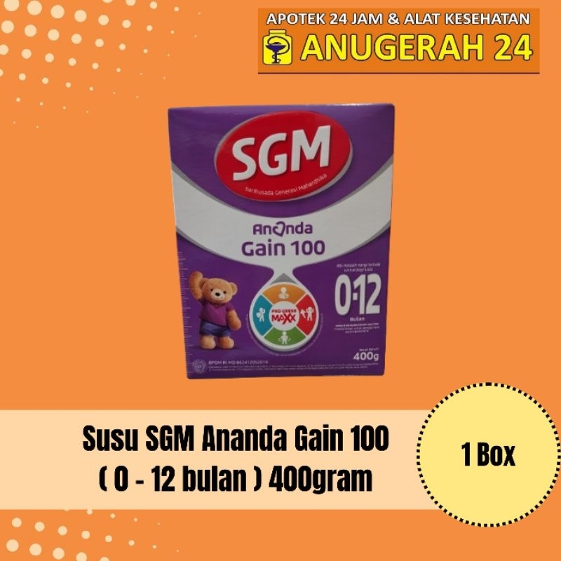 SGM Ananda Gain 100 (0-12bulan) 400g
