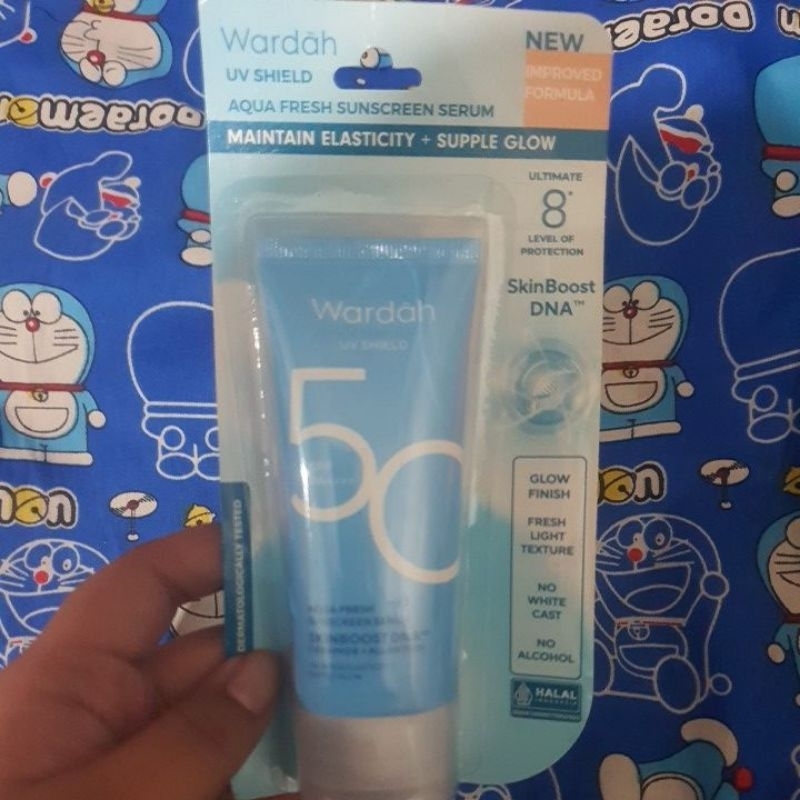wardah aqua fresh sunscreen serum