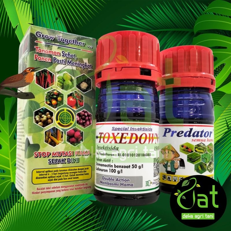 INSEKTISIDA TOXEDOWN 150EC DOUBEL ACTION 100ML - Bahan Aktif Emmamectin Benzoat 50 g/l & Lufenuron 1