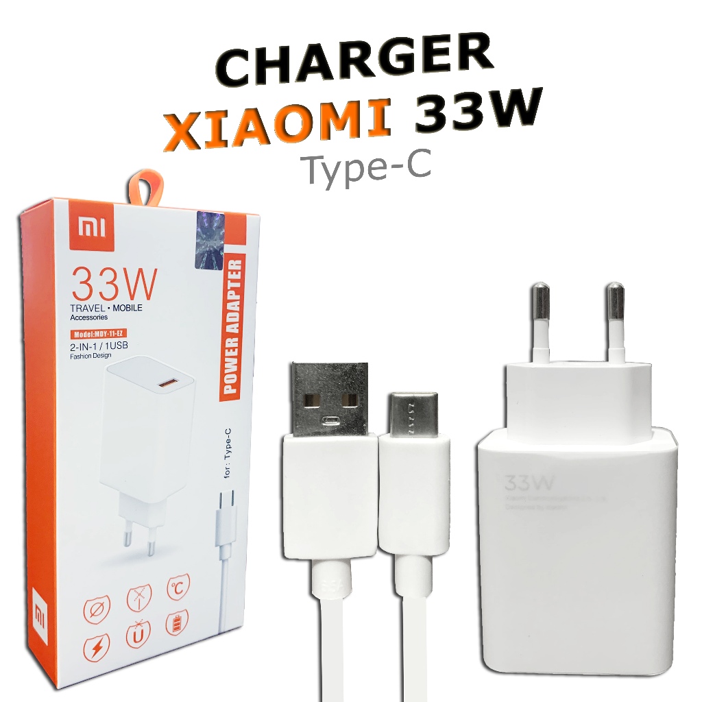 CHARGER XIAOMI MDY11-EZ 33W TYPE C FAST CHARGING