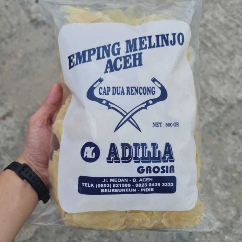 

Emping Melinjo Aceh Adilla Cap Dua Rencon