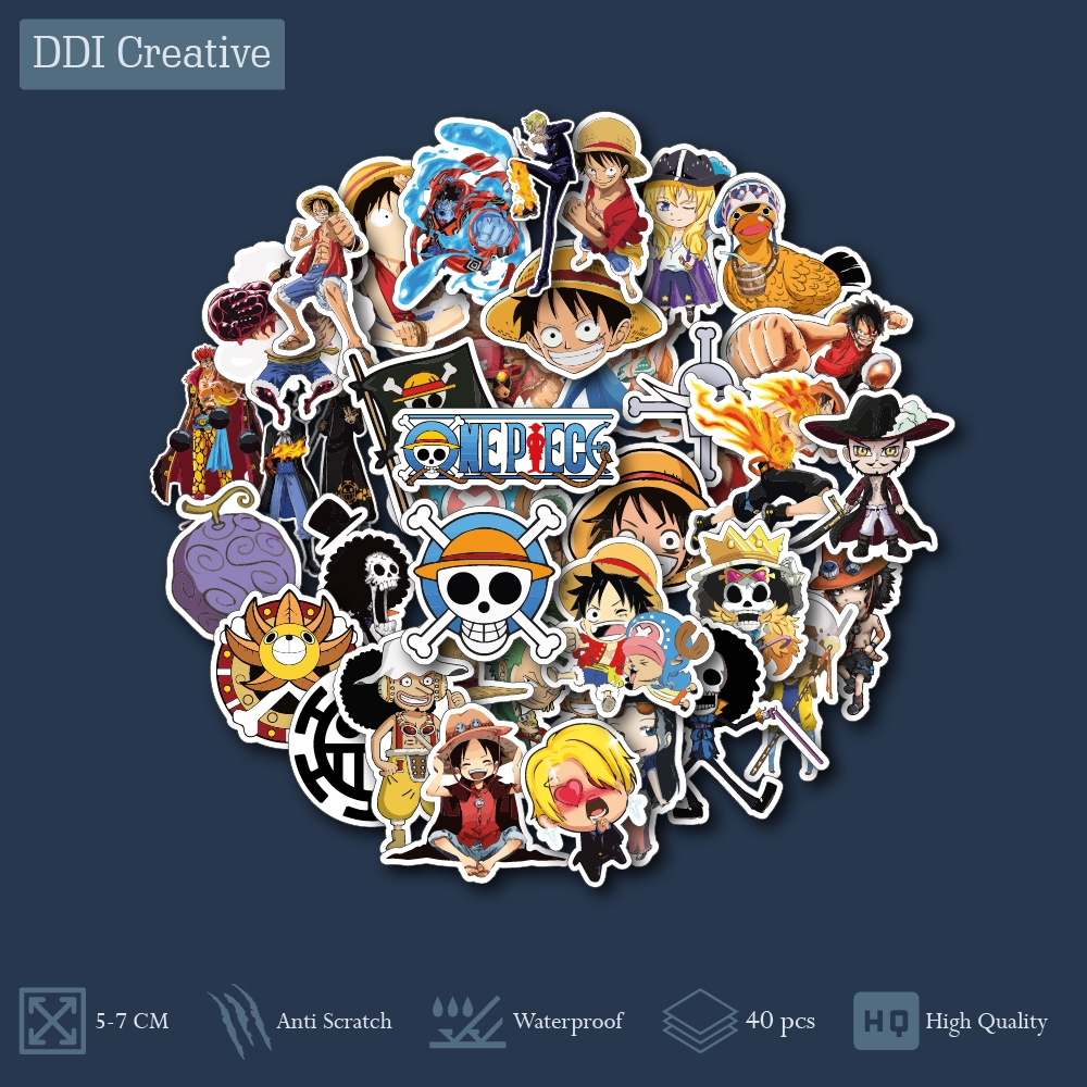 

STIKER ONE PIECE | STICKER ANIME LAPTOP HELM TUMBLR KOPER