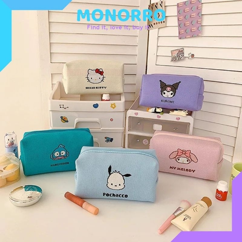 Pouch Sanrio Tas Kosmetik Sanrio Tas Makeup Sanrio Travel Pouch