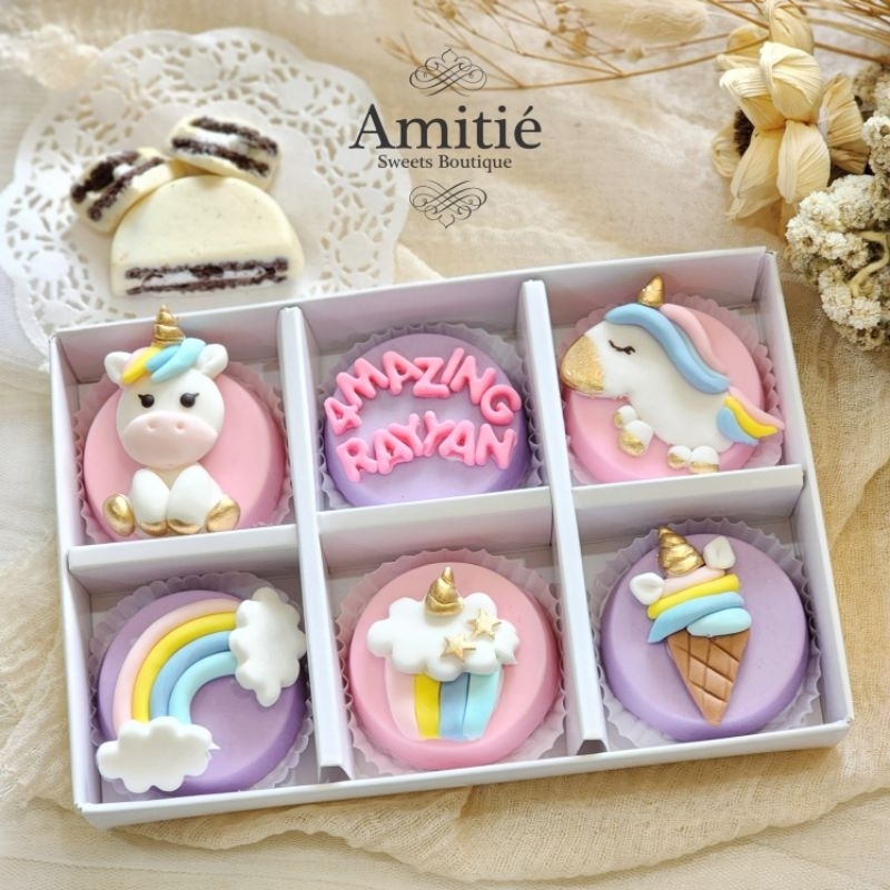 

Coklat Oreo Unicorn Name - 1 Box isi 6 / Coklat Karakter / Birthday Gift / Hadiah Ulang Tahun