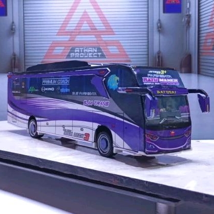 Papercraft Bus RATU MAHER SJM Trans