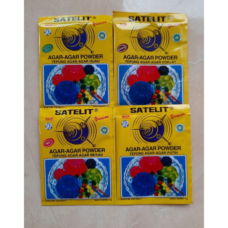 

ORIGINAL Tepung AgarAgar Satelit 5g