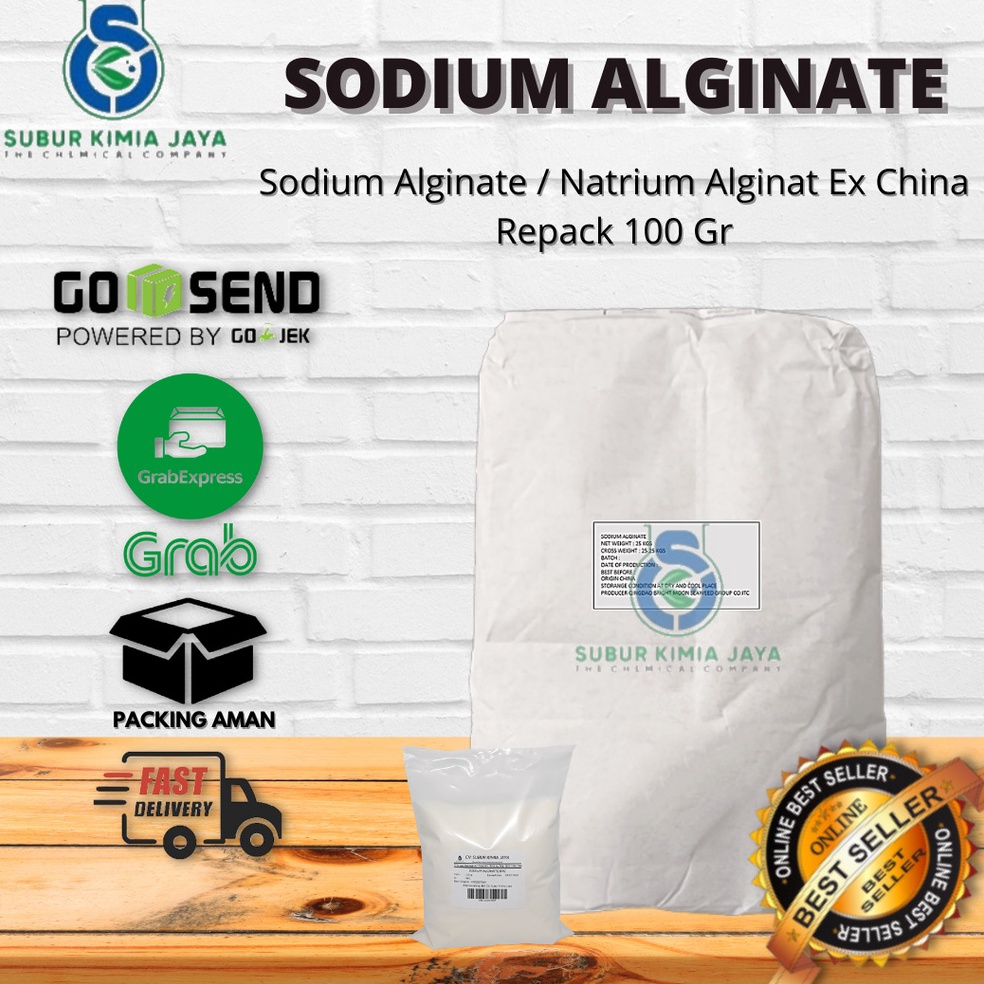 

XPRESS Sodium Alginate Food Grade Sodium Alginat Pengenyal Makanan 1 gr