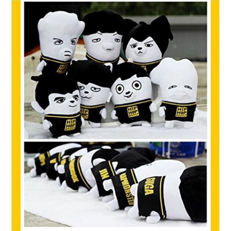 BTS Hip Hop Monster Plush Doll Kpop Soft Toys / Boneka BTS ORIGINAL RARE