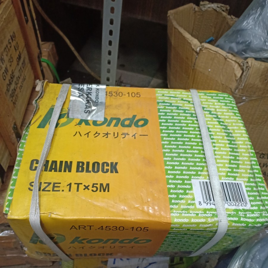KONDO CHAIN BLOCK takel 1 ton 5 meter