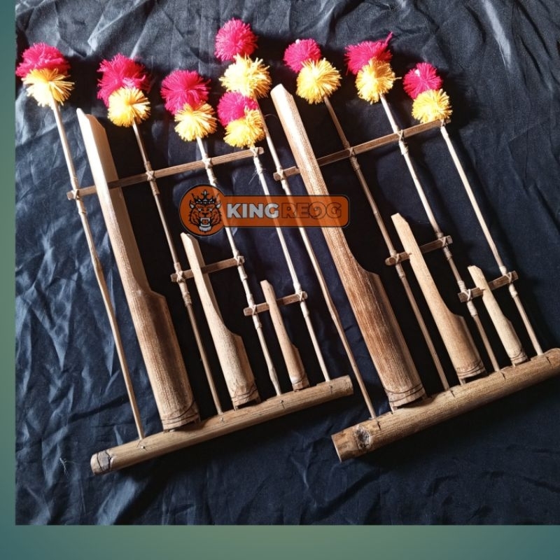 Dapat 1 paket/ isi 2 / Angklung murah/Angklung Ponorogo / Angklung mainan murah