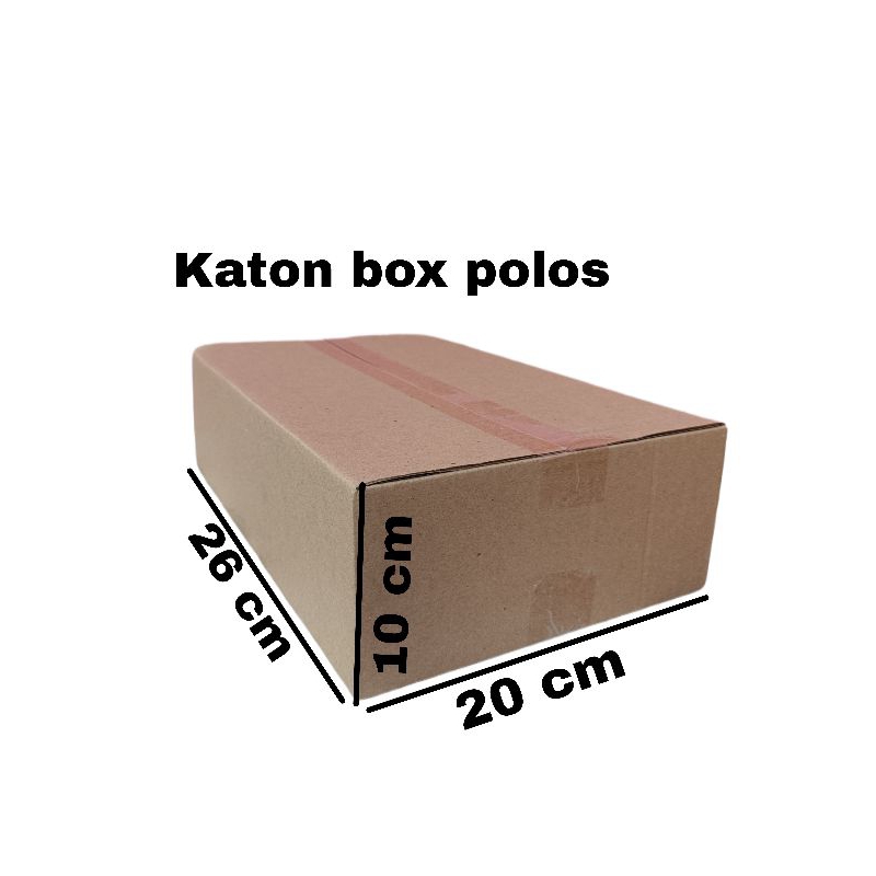 

kardus polos UK 26x20x10 kardus kecil kardus besar