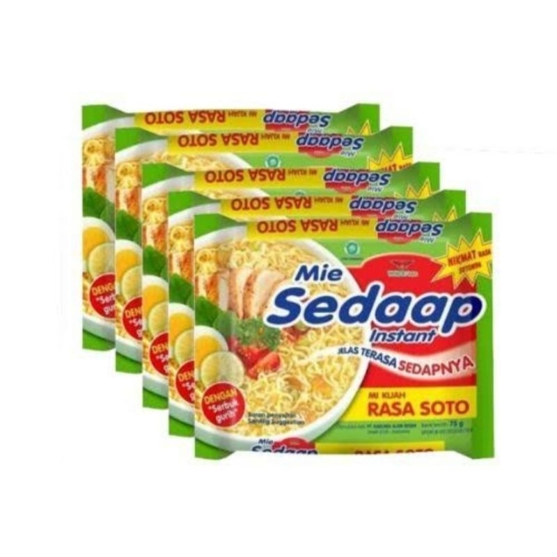 

MIE SEDAAP SOTO 75gr isi 5PCS