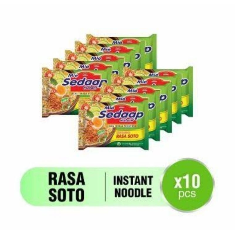 

MIE SEDAAP SOTO 75gr isi 10PCS
