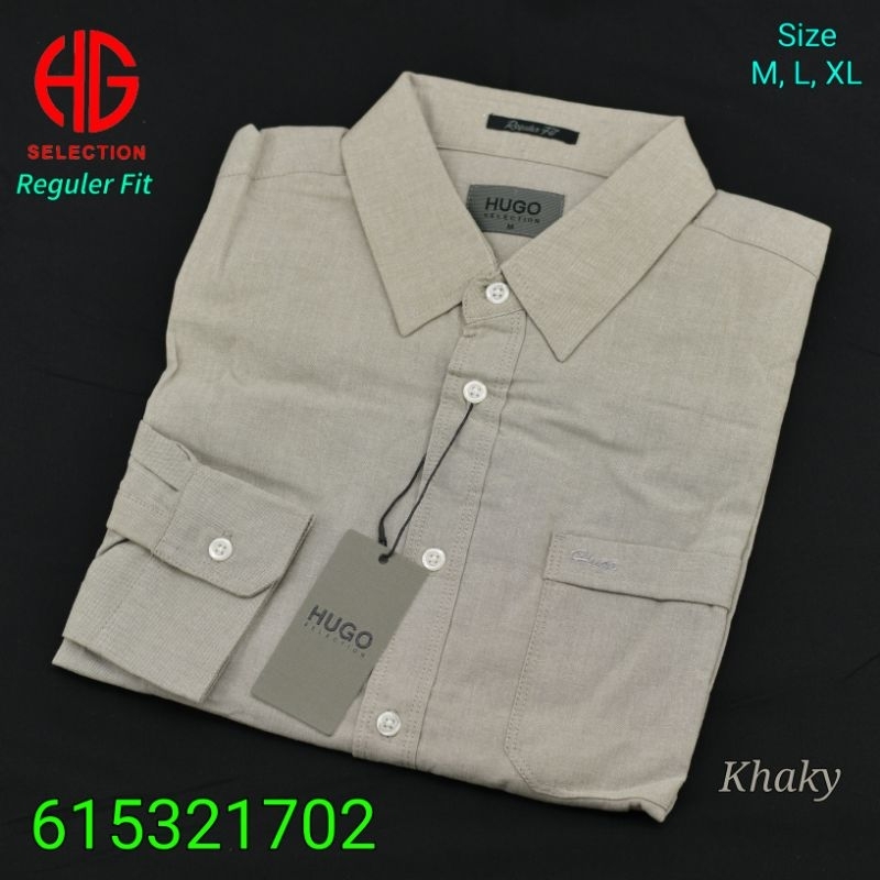 Kemeja Lengan Panjang Pria Hugo Selection 615321702