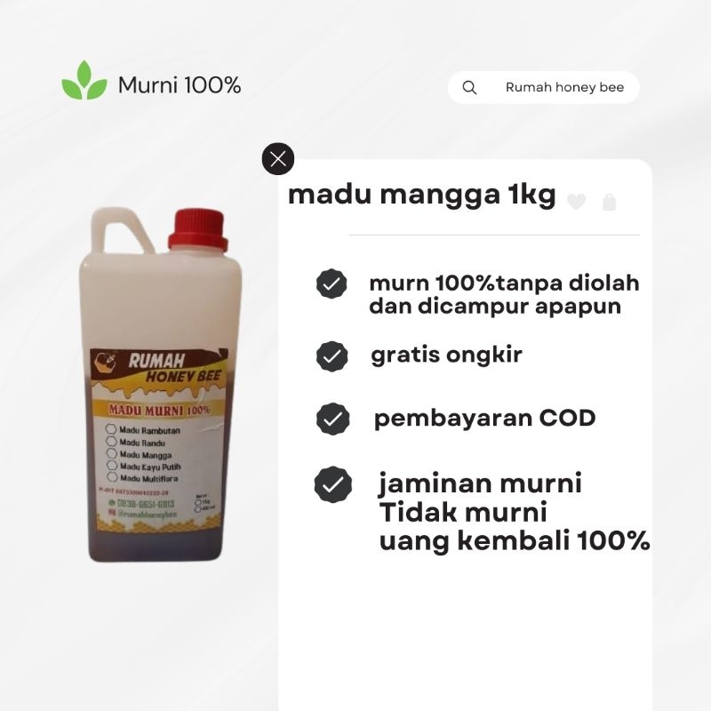 

madu mangga 1 Kg
