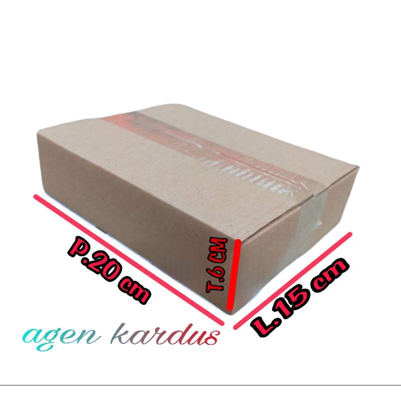 

kardus polos UK 20x15x6 kardus packing kardus kecil