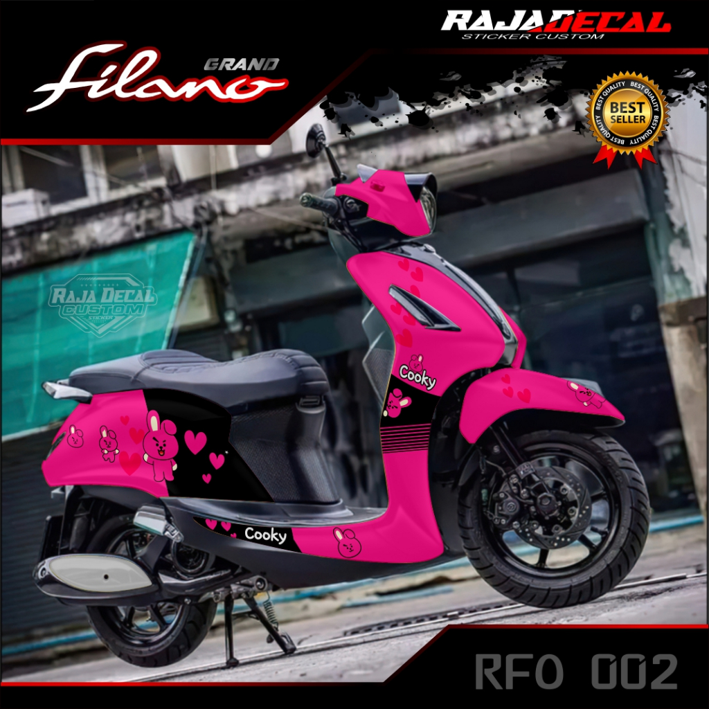 TERBARU STICKER DECAL GRAND FILANO - STICKER DECAL GRAND FILANO PREMIUM COOKY RFO 002