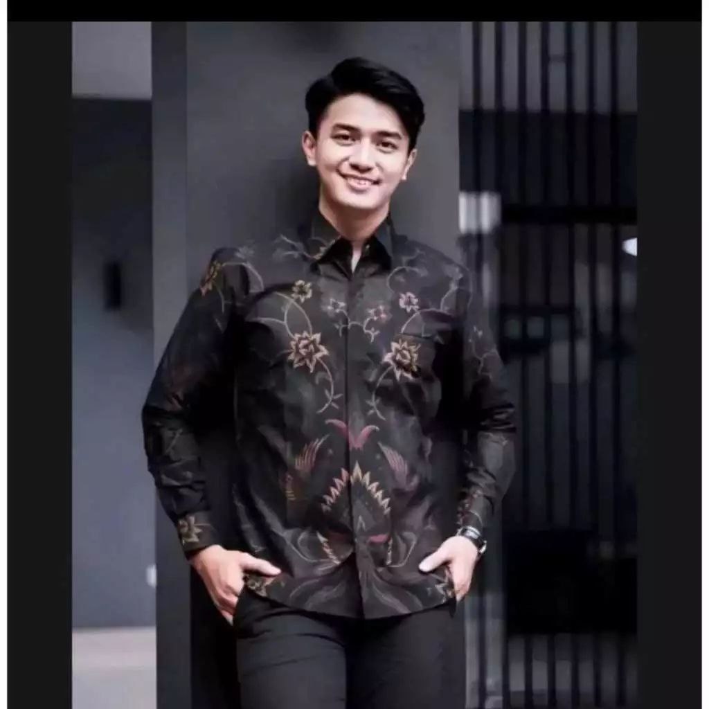 KEMEJA BATIK FASHION PRIA MURAH LENGAN PANJANG BAJU PRIA BATIK PREMIUM MODERN TRENDY M L XL XXL