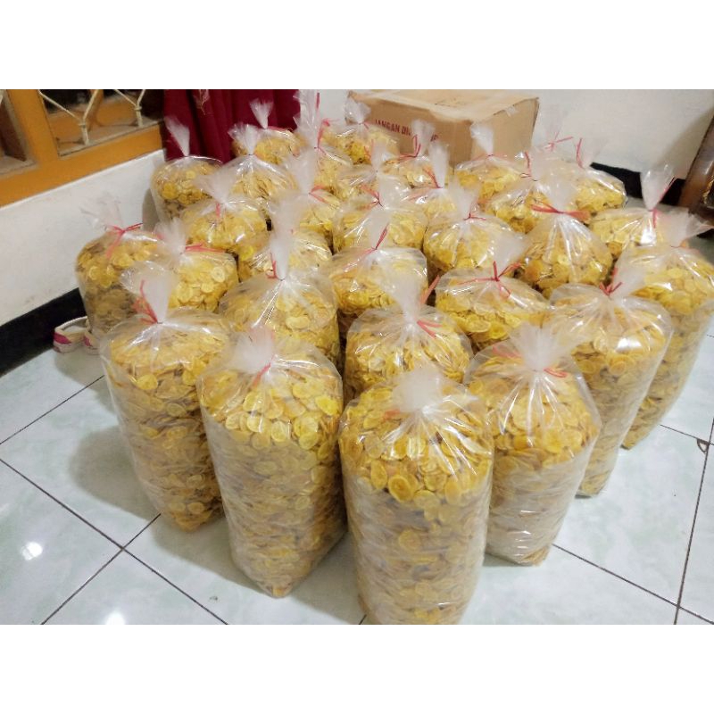 

Keripik Pisang Iris Bulat Rasa Gurih dan Manis