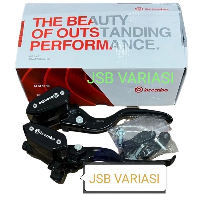 Master Rem Tabung Kiri Kanan Oval Brembo Model RCB Universal Semua Motor Bisa pakai Nmax - JSB VARIA